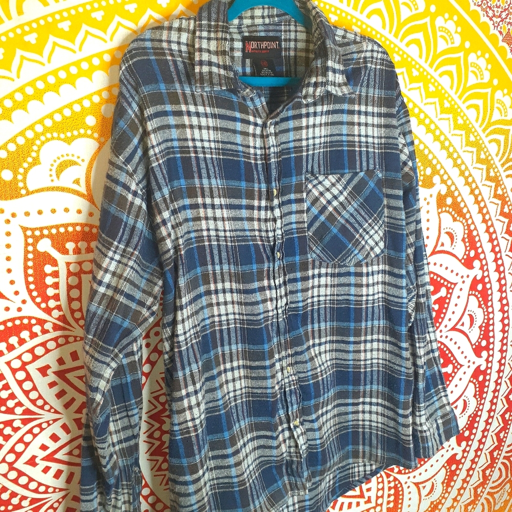 Super Soft Flannel shirt Tall 2xlt